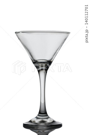 Elegant Martini Glass Isolated on White Background 140112701