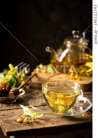 Cup of linden tea Cup of linden tea 140112743