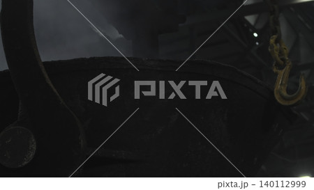 Atmospheric Workshop Scene Featuring Corrosive Metal Surfaces And Oppressive Industrial Ambiance . Stock clip 140112999