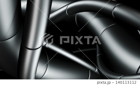 Bright Chrome Pipes Intricately Link Throughout Scene As Technician Reviews Complex Plumbing Network In Motion 140113112