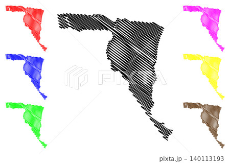 Acarau municipality (Ceara state, Municipalities of Brazil, Federative Republic of Brazil) map vector illustration, scribble sketch Acarau map Acarau municipality (Ceara state, Municipalities of Brazil, Federative Republic of Brazil) map vector illustration, scribble sketch Acarau map 140113193
