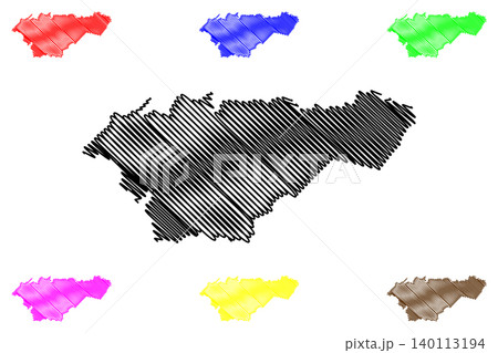 Acopiara municipality (Ceara state, Municipalities of Brazil, Federative Republic of Brazil) map vector illustration, scribble sketch Acopiara map Acopiara municipality (Ceara state, Municipalities of Brazil, Federative Republic of Brazil) map vector illustration, scribble sketch Acopiara map 140113194