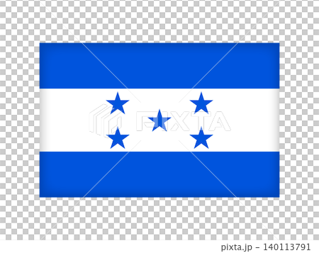 Illustration material of the flag of Honduras 2 Illustration material of the flag of Honduras 2 140113791
