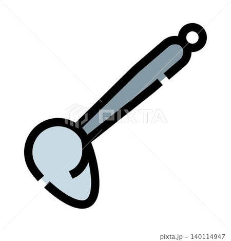 Kitchen utensil ladle scoop icon for cooking 140114947