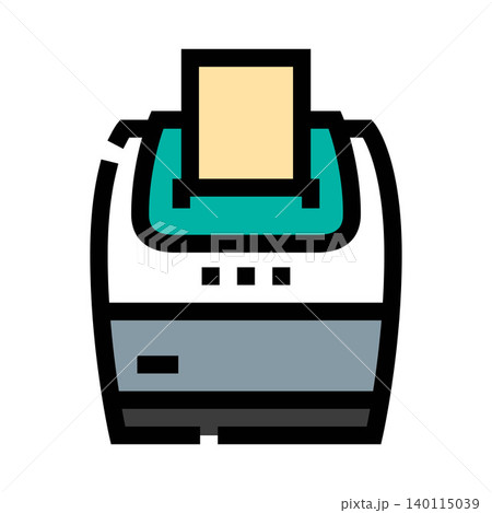 Printing document paper from receipt printer icon 140115039