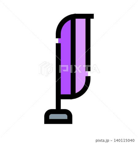 Beach flag icon presenting outdoor advertising display Beach flag icon presenting outdoor advertising display 140115040
