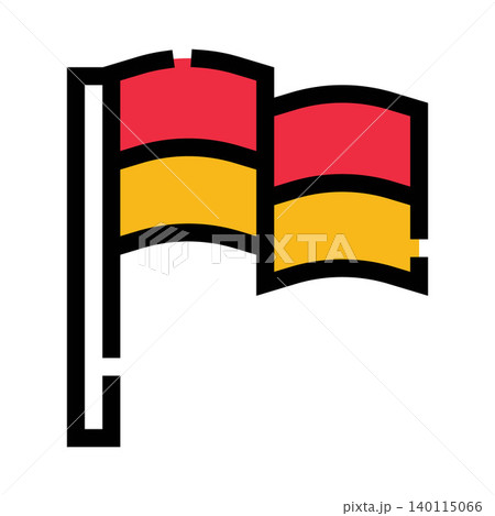 Waving national flag showing identity and country symbol Waving national flag showing identity and country symbol 140115066