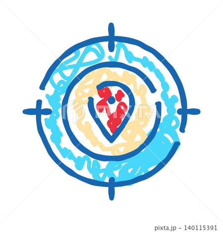Pinpoint location target aiming for business success Pinpoint location target aiming for business success 140115391
