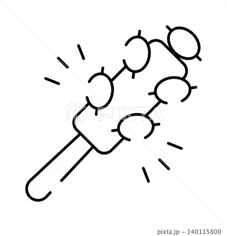 Shinto kagura suzu bells musical instrument icon Shinto kagura suzu bells musical instrument icon 140115800