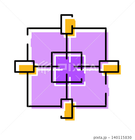 Abstract geometric network connecting multiple data points Abstract geometric network connecting multiple data points 140115830