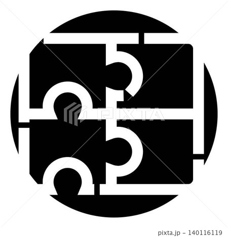 Connected jigsaw puzzle pieces forming a solution concept Connected jigsaw puzzle pieces forming a solution concept 140116119
