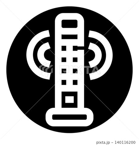 Internet signal broadcasting from wireless communication tower 140116200