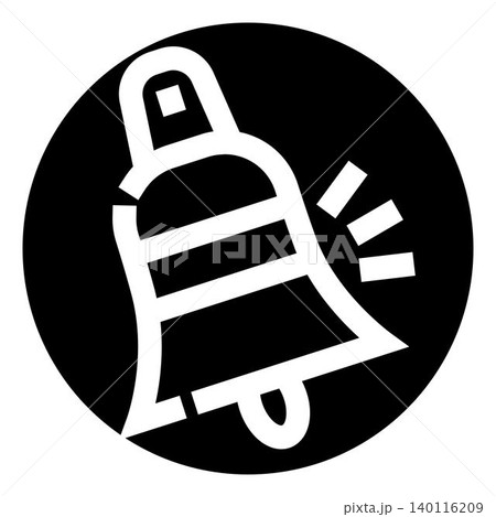 Bell icon ringing notification alert reminder symbol 140116209