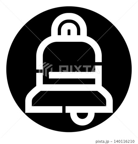 Notification bell icon providing alert reminder sound 140116210