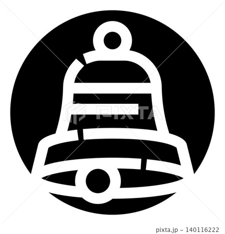 Iconic bell with crack symbolizing freedom and independence 140116222