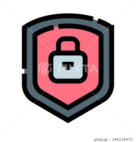 Shield protecting data privacy and internet security Shield protecting data privacy and internet security 140116473