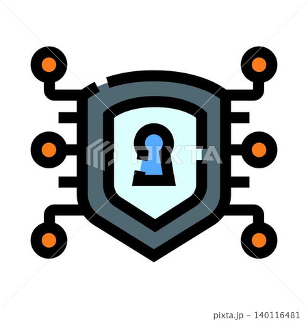 Cybersecurity shield protecting digital data and network privacy Cybersecurity shield protecting digital data and network privacy 140116481