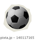 Soccer ball halftone sticker 140117165
