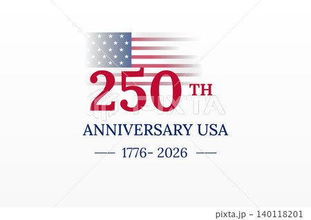 American Flag 250th Anniversary USA Celebration Logo American Flag 250th Anniversary USA Celebration Logo 140118201