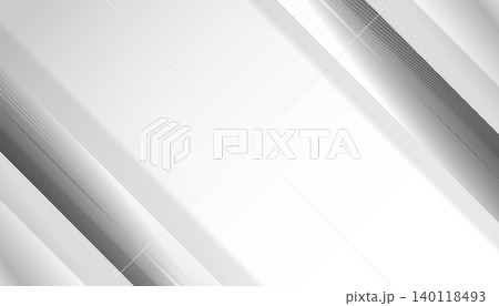 Abstract Silver Gray Diagonal Lines Background with Smooth Gradient Modern Minimalist Design 140118493