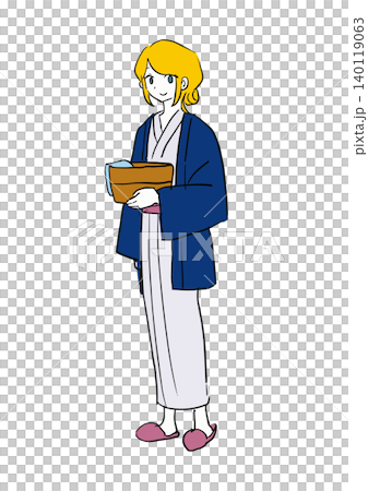 Female customers in yukata Female customers in yukata 140119063