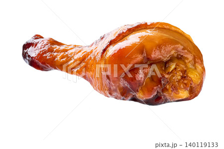 barbecue chicken drumsticks isolated on white background. barbecue chicken drumsticks isolated on white background. 140119133