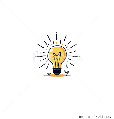 A minimalist line art illustration of a glowing lightbulb radiating light, symbolizing inspiration, innovation, and ideas. A subtle artistic design on a clean background, inviting interpretation and A minimalist line art illustration of a glowing lightbulb radiating light, symbolizing inspiration, innovation, and ideas. A subtle artistic design on a clean background, inviting interpretation and 140119483