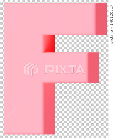 3D材質_字母_F_粉紅色 3D材質_字母_F_粉紅色 140120317