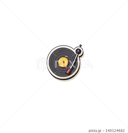 Stylized image displaying a classic vinyl record player. It evokes a sense of nostalgia, represents the love for music, and hints at the audiophile's appreciation for analog sound and the timeless Stylized image displaying a classic vinyl record player. It evokes a sense of nostalgia, represents the love for music, and hints at the audiophile's appreciation for analog sound and the timeless 140124682