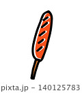 フランクフルトの手描きイラスト素材 140125783