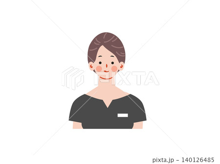 美容部員のお姉さんのイラスト 140126485