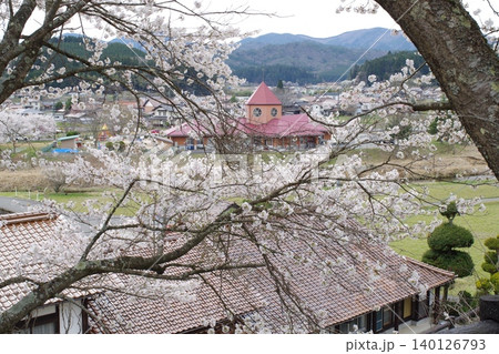 大朝地区みはらし公園桜の景色 大朝地区みはらし公園桜の景色 140126793