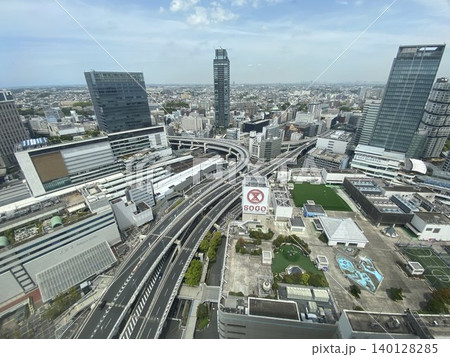 横浜駅周辺東口の風景スカイビルから 140128285