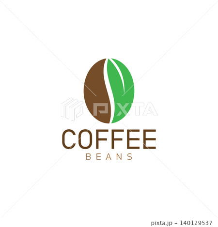 coffee beans icon vector 140129537