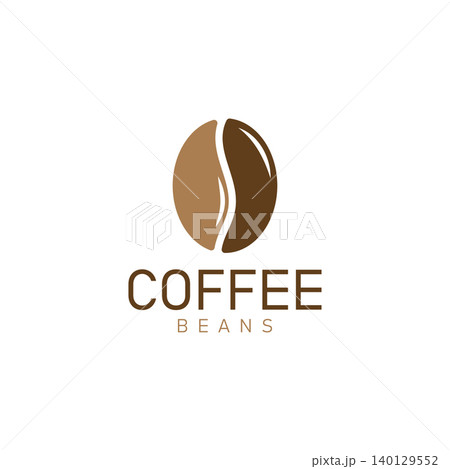 coffee beans icon vector 140129552