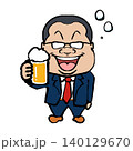 ビールを飲むサラリーマン 140129670