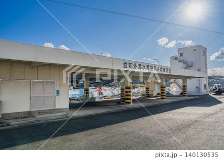 田原市の赤羽根漁港の風景(愛知県) 田原市の赤羽根漁港の風景(愛知県) 140130535