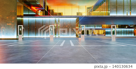 3d rendering ev charging stations for electric vehicles in parkade 3d rendering ev charging stations for electric vehicles in parkade 140130634