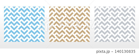 Set of abstract geometric patterns. Seamless vector backgrounds. Colored ornaments Graphic modern patterns Simple lattice graphic design 140130835