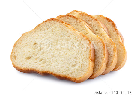 Sliced bread loaf close-up on a white. Isolated Sliced bread loaf close-up on a white. Isolated 140131117