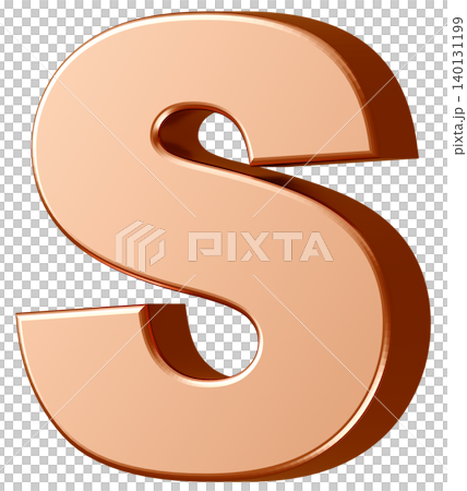 3D Material_Alphabet_S_Gold 3D Material_Alphabet_S_Gold 140131199
