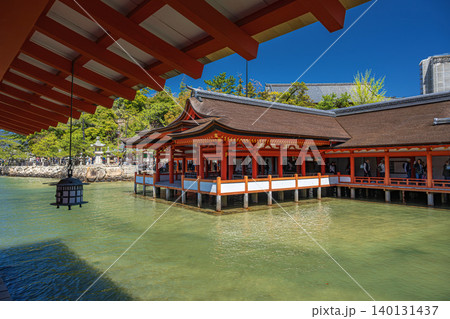 厳島神社 客神社祓殿 厳島神社 客神社祓殿 140131437