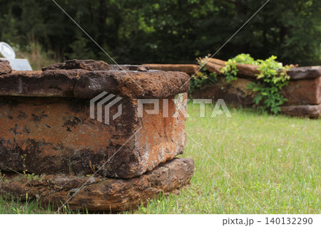 Historic Grave Stones at Meador Cemetery in Tyler TX 140132290