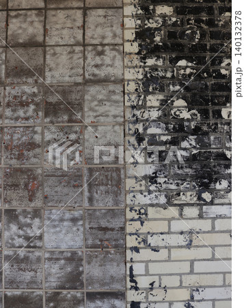 Close-up Building Detail Historical Brick Wall Located in Rural Texas Close-up Building Detail Historical Brick Wall Located in Rural Texas 140132378