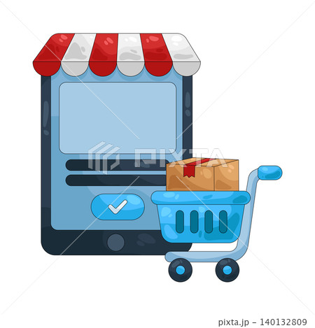 Illustration of Checkout  140132809