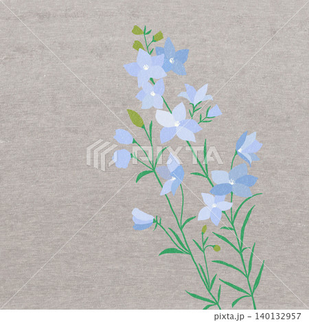 手描きの花のイラスト　デルフィニウム 140132957