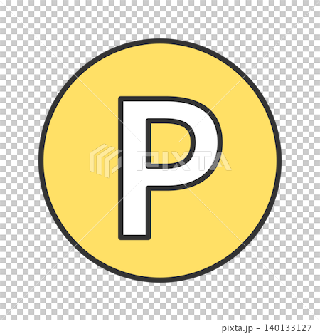 Point coin icon illustration Point coin icon illustration 140133127