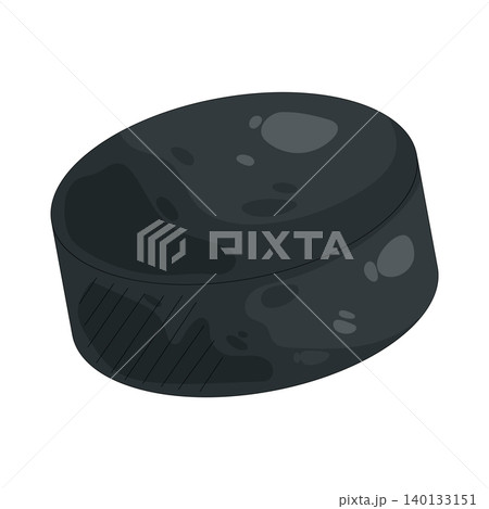 Illustration of hockey puck 140133151
