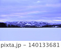 北海道の雪原 140133681