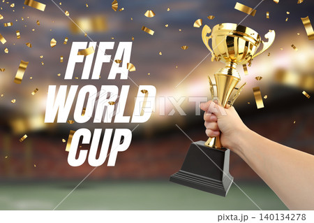 Odesa, Ukraine, May 13, 2026: Football championship concept with cup Odesa, Ukraine, May 13, 2026: Football championship concept with cup 140134278